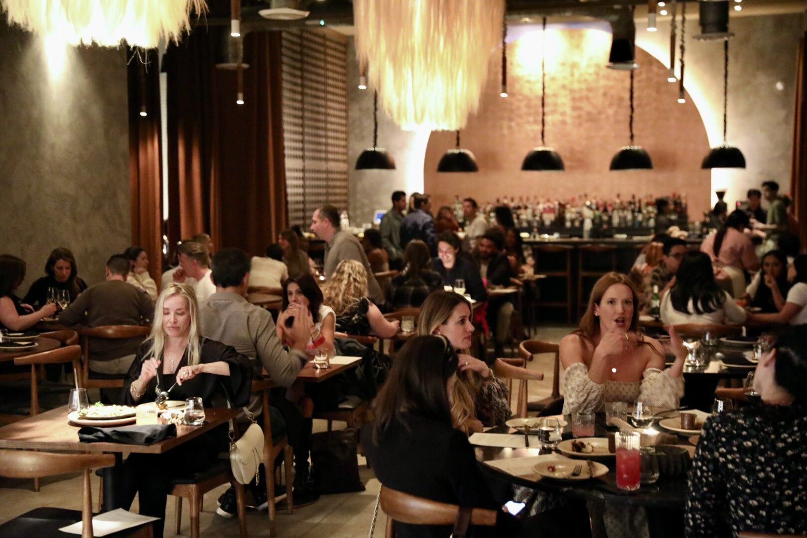 Inside the new Palo Santo in midtown.